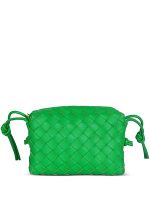 Bottega Veneta Pre-Owned Intrecciato mini Loop zipped crossbody bag - Green