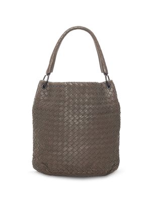 Bottega Veneta Pre-Owned Intrecciato shoulder bag - Brown