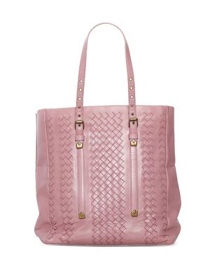 Bottega Veneta Pre-Owned Intrecciato tote bag - Pink