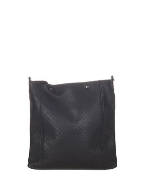 Bottega Veneta Pre-Owned Intrecciomirage leather crossbody bag - Black
