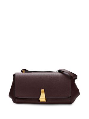 Bottega Veneta Pre-Owned large Angle leather crossbody bag - Brown
