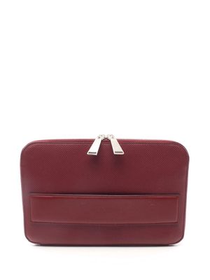 Bottega Veneta Pre-Owned leather clutch bag - Red