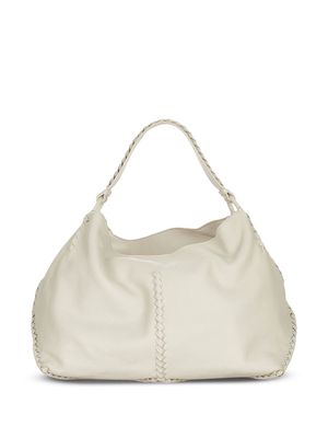 Bottega Veneta Pre-Owned Loop shoulder bag - White