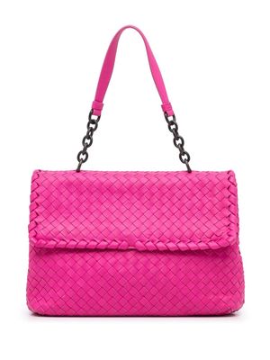 Bottega Veneta Pre-Owned medium Intrecciato Olimpia shoulder bag - Pink