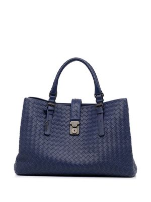 Bottega Veneta Pre-Owned medium Intrecciato Roma handbag - Blue