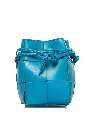 Bottega Veneta Pre-Owned Padded Cassette bucket bag - Blue