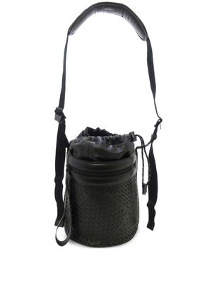 Bottega Veneta Pre-Owned perforated crossbody bag - Black