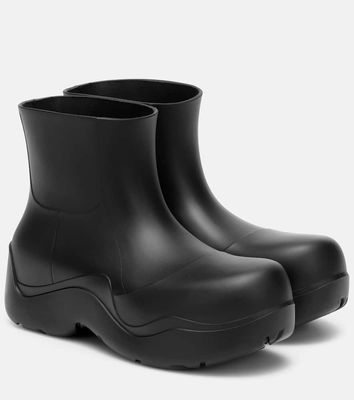 Bottega Veneta Puddle rubber ankle boots