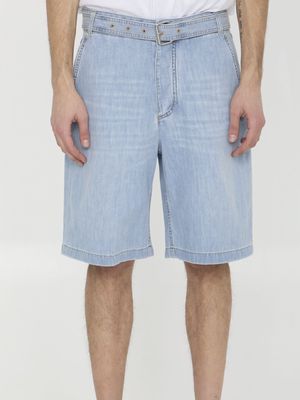 Bottega Veneta Shorts With Belt