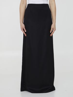 Bottega Veneta Silk Twill Skirt