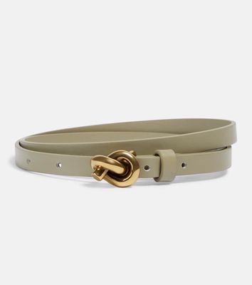 Bottega Veneta Slim leather belt