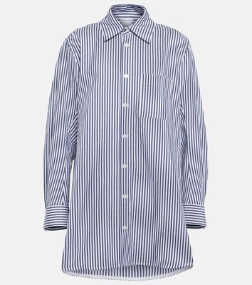 Bottega Veneta Striped cotton and linen shirt