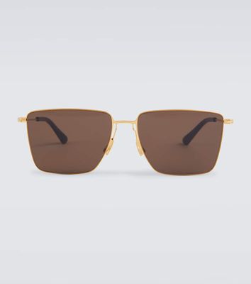 Bottega Veneta Ultrathin rectangular sunglasses