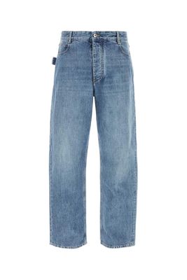 Bottega Veneta Washed Wide Leg Denim Jeans