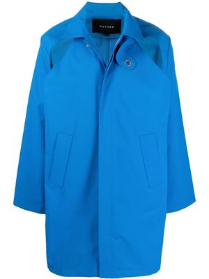 Botter cut-out collared coat - Blue