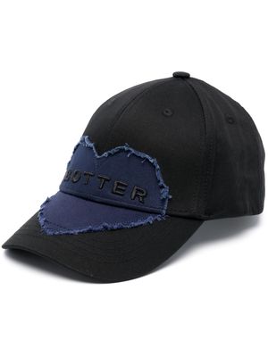 Botter logo-patch cotton cap - Black