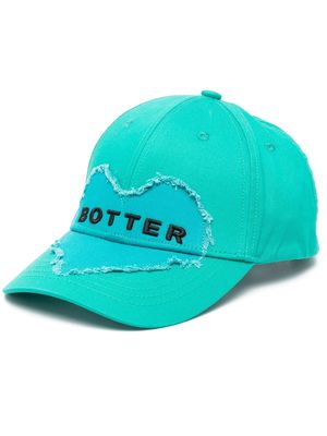 Botter logo-patch cotton cap - Green