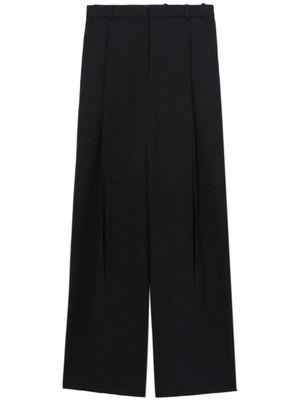 Botter pleat-detail wide-leg trousers - Black