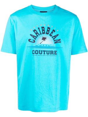 Botter slogan-print organic cotton T-shirt - Blue