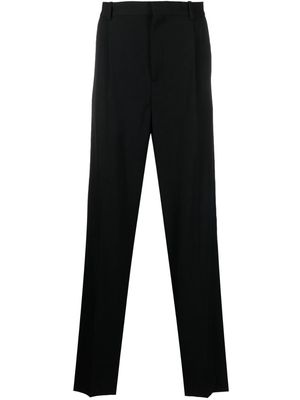 Botter straight-leg pleated wool trousers - Black