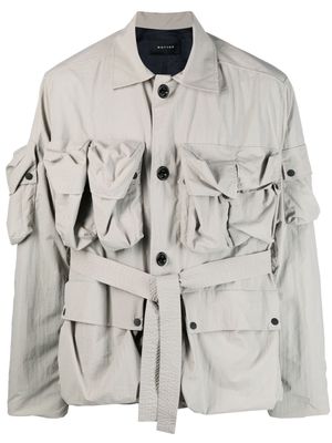 Botter Utility multiple-pocket shirt jacket - Neutrals