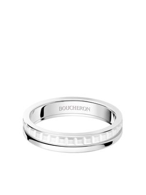 Boucheron 18kt white gold Quatre Double White Edition wedding band ring - Silver