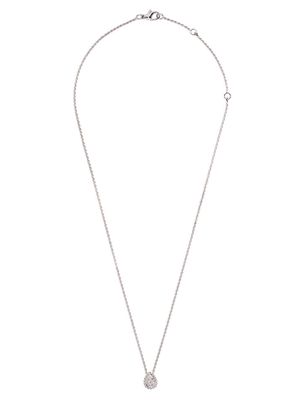 Boucheron 18kt white gold Serpent Bohème XS motif diamond XS motif pendant necklace - Silver