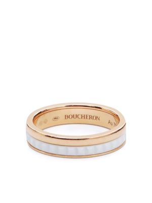 Boucheron Pre-Owned 18kt rose gold Quatre band ring
