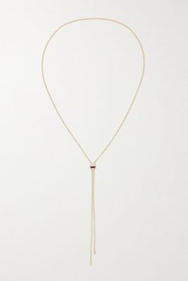 Boucheron - Quatre Classique Tie 18-karat Yellow, White And Rose Gold, Pvd And Diamond Necklace - one size