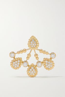 Boucheron - Serpent Bohème 18-karat Gold Diamond Single Earring - one size