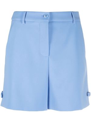Boutique Moschino bow-detail tailored shorts - Blue