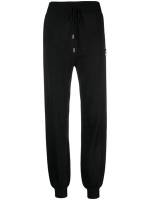 Boutique Moschino high-waisted track-pants - Black