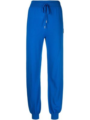 Boutique Moschino high-waisted track-pants - Blue
