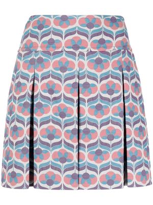 Boutique Moschino pleated mini skirt - Pink
