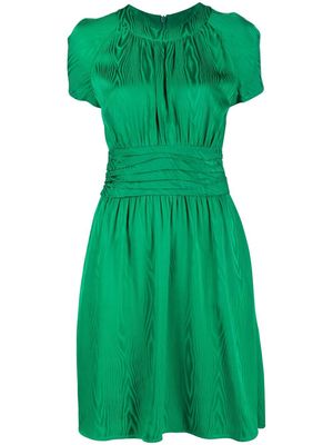 Boutique Moschino ruched satin dress - Green