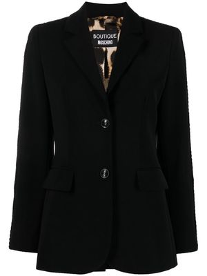 Boutique Moschino single-breasted blazer - Black
