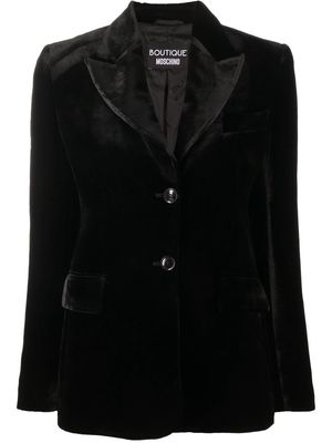 Boutique Moschino single-breasted blazer jacket - Black