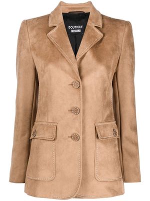 Boutique Moschino single-breasted jacket - Brown