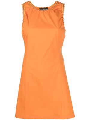 Boutique Moschino sleeveless cotton mini dress - Orange