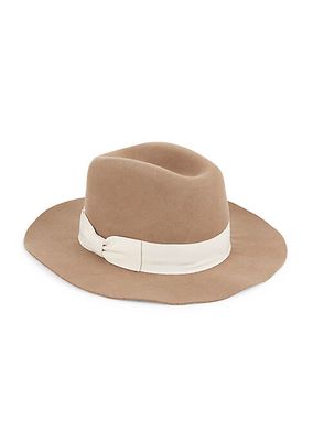 Bow Wool Felt Cowboy Hat
