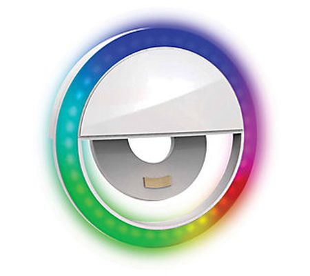 Bower RGB Clip-On Selfie LED Ring Light for Sma rtphones