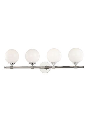 Bowery 4-Light Bath Bracket - Polished Nickel