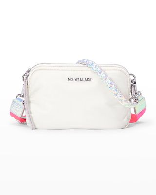 Bowery Small Iridescent Quilted Crossbody Bag