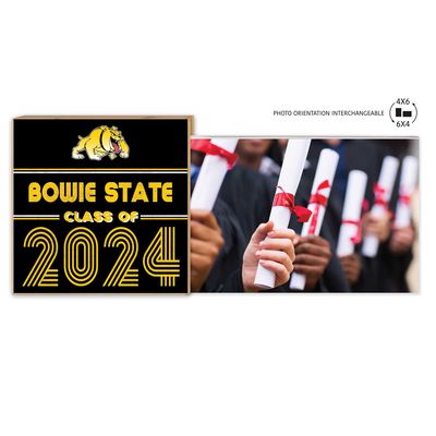 Bowie State Bulldogs 5" x 10.5" 2024 Grad Floating Photo Frame