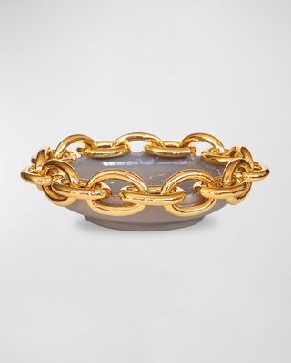 Bowl With Golden Chain