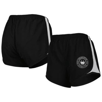BOXERCRAFT Women's Black Charlotte FC Basic Sport Mesh Shorts