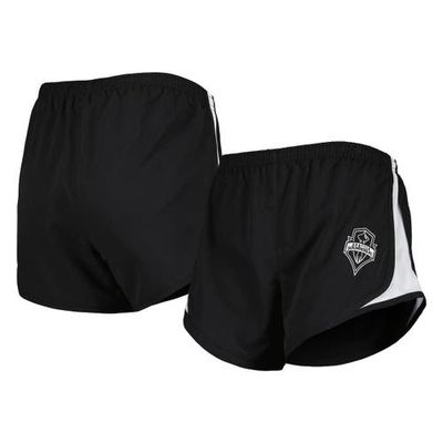 BOXERCRAFT Women's Black Seattle Sounders FC Basic Sport Mesh Shorts