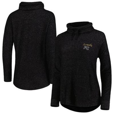 BOXERCRAFT Women's Heathered Black LAFC Cuddle Tri-Blend Pullover Sweatshirt in Heather Black