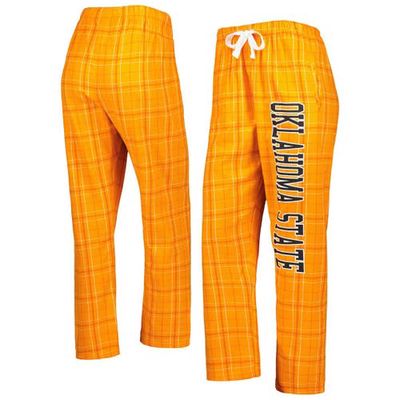 BOXERCRAFT Women's Orange/Yellow Oklahoma State Cowboys Haley Flannel Sleep Pants