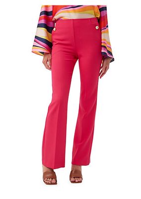 Boynton High-Rise Stretch Flared Pants